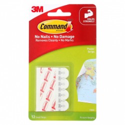 Command 17024 Poster Strips 12-Pack - Box of 6