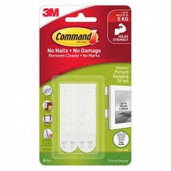 Command 17201 Medium Picture Hanging Strips 4-Pack - Box of 6