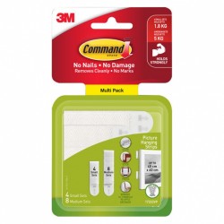 Command 17203 Small & Medium Picture Hanging Strips Value 12-Pack