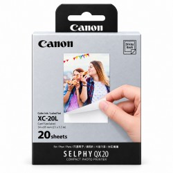 Canon XC-20L Colour Ink & Label Set - 20 Sheets (54×86mm)