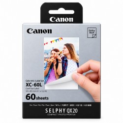 Canon XC-60L Colour Ink & Label Set - 60 Sheets (54×86mm)