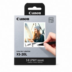 Canon XS-20L Colour Ink & Label Set - 20 Sheets (72×85mm)