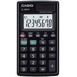 Casio SL-797TV Black Calculator