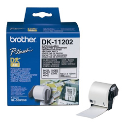 Brother DK-11202 Black on White (Genuine)