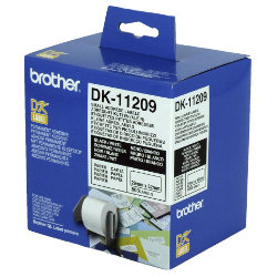Brother DK-11209 Black on White (Genuine)
