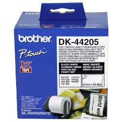 Brother DK-44205 Black on White (Genuine)