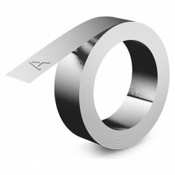 DYMO 31000 Industrial Non-Adhesive Aluminum Tag Embossing Label Tape - 12mm x 4.88m