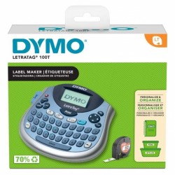 DYMO LetraTag 100T Blue Handheld Direct Thermal Label Maker
