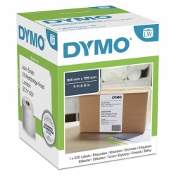 DYMO S0904980 Extra Large Shipping LabelWriter Label Roll - 104mm x 159mm, 220 Labels