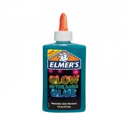 Elmer's Glow in the Dark Glue - 147ml - Blue - Box of 3