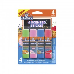 Elmers Scented Glue Sticks - Pack of 4 - Box of 6