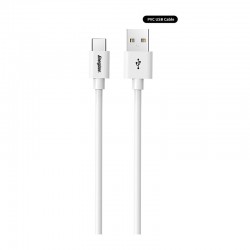 Energizer 2m TPE USB-A / USB-C Cable - White