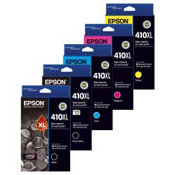 5 Pack Epson 410XL Genuine Bundle