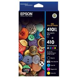 5 Pack Epson 410 Genuine Value Pack