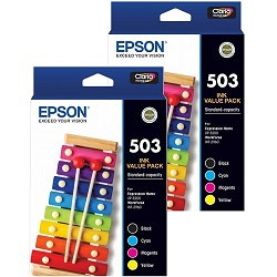 8 Pack Epson 503 Genuine Bundle