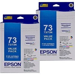 Epson 73N 8 Pack Bundle (Genuine)