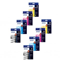 8 Pack Epson 812XL Genuine Ink Cartridges