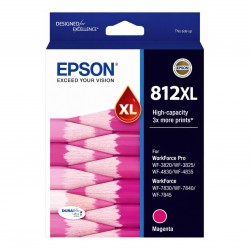 Epson 812XL Magenta High Yield Genuine Ink Cartridge