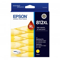 Epson 812XL Yellow High Yield Genuine Ink Cartridge