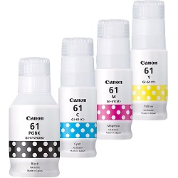 4 Pack Canon GI-61 Genuine Bundle