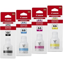 4 Pack Canon GI-66 Genuine Ink Bottles