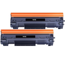 2 Pack HP Compatible 141X Toner Cartridges