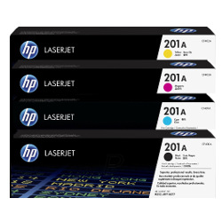 4 Pack HP 201A Genuine Bundle
