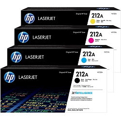 4 Pack HP 212A Genuine Bundle