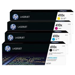 4 Pack HP 410X Genuine Bundle