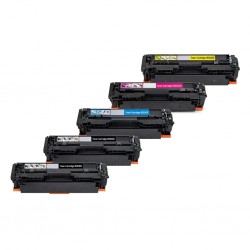 5 Pack HP Compatible 416X Toner Cartridges (W2040X-43X)