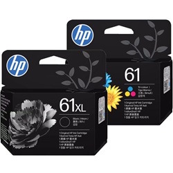 2 Pack HP 61XL/61 Genuine Ink Cartridges (C0PA4AA-C0PA5AA)