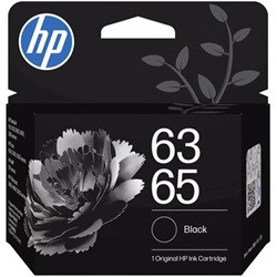 HP 63/65 Black Genuine Ink Cartridge (B7RT3AA)