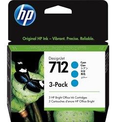 3 Pack HP 712 Genuine Value Pack