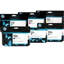6 Pack HP 727-727B Genuine Bundle