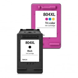 2 Pack Compatible HP 804XL High Yield Ink Cartridges