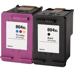 2 Pack Compatible HP 804XL Bundle