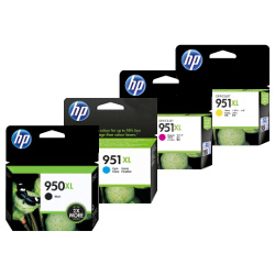 HP 950XL/951XL 4 Pack Bundle (Genuine)