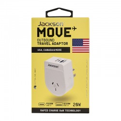 Jackson Outbound US Canada Travel Adapter