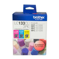 3 Pack Brother LC133 Genuine Value Pack