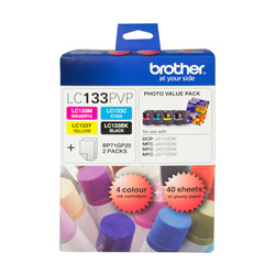 4 Pack Brother LC133 Genuine Value Pack