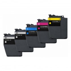 5 Pack Brother Compatible LC3319XL Ink Cartridges