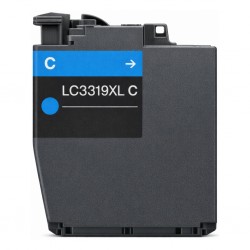 Brother Compatible LC3319XLC Cyan High Yield Ink Cartridge