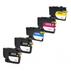 5 Pack Brother Compatible LC3333 Ink Cartridges