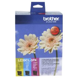 3 Pack Brother LC39CL Genuine Value Pack