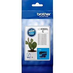Brother LC436XLC Cyan High Yield (Genuine)