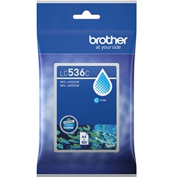 Brother LC536C Cyan Genuine Ink Cartridge