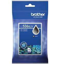Brother LC536XLBK Black High Yield Genuine Ink Cartridge