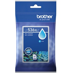 Brother LC536XLC Cyan High Yield Genuine Ink Cartridge