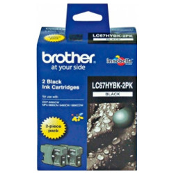 Brother LC67HYBK 2 Pack Bundle (Genuine) Brother LC67HYBK 2 Pack Bundle (Genuine)