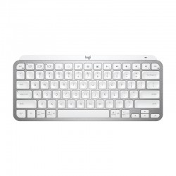 Logitech MX Master KEYS Mini Illuminated Wireless TKL Keyboard - Pale Grey
